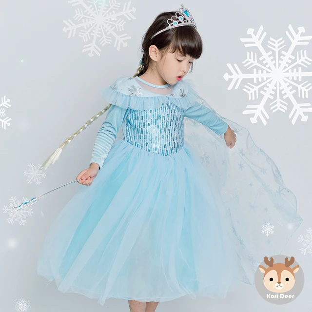 Kori Deer 可莉鹿 冰雪安娜Anna公主洋裝 女嬰女童萬聖節變裝輕便版 派對造型攝影寫真 歷史價格詳細信息