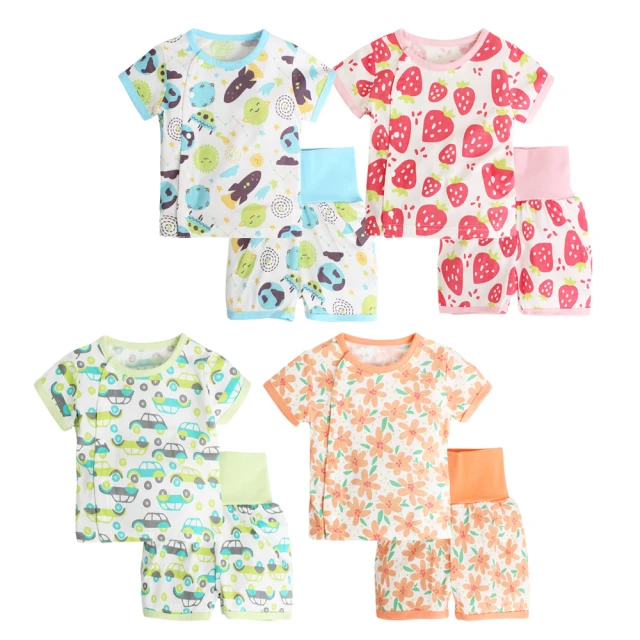 baby童衣短袖居家 爬服 春夏新款 2件組 包屁衣 連身衣 男寶寶 女寶寶 嬰兒短袖連身包屁衣 42111 歷史價格詳細信息