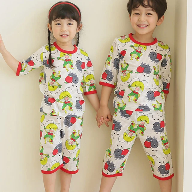 正韓 Puco 超優質嬰幼兒/兒童七分袖100% 有機純棉家居服/睡衣_陽光燦爛_PC21-019 歷史價格詳細信息