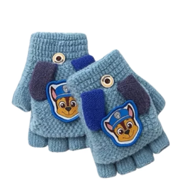 汪汪隊兒童手套男孩冬天加絨保暖手套女孩防凍手寶寶加厚五指手套 歷史價格詳細信息