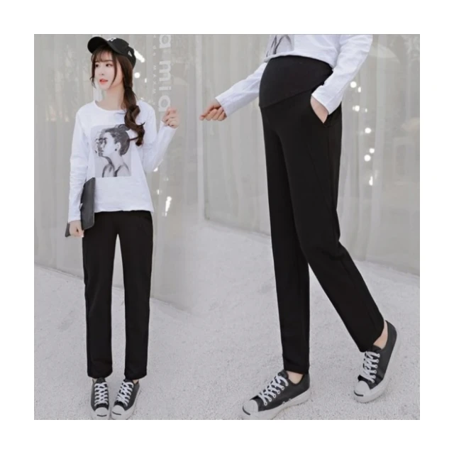 【漂亮小媽咪】秋冬 厚暖 棉質 直筒褲 孕婦 運動 托腹褲 寬褲 闊腿褲(孕婦褲、托腹褲) 歷史價格詳細信息