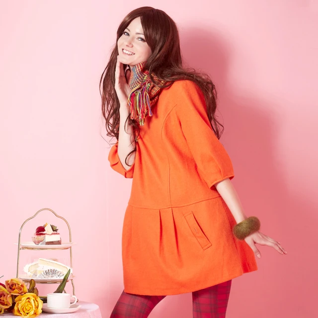 Gennies奇妮 氣質黑圓點圍巾秋冬上衣-黑(G3407) 歷史價格詳細信息