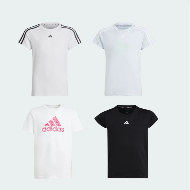 【adidas 愛迪達】精選兒童短袖上衣 T恤 男童裝/女童裝(多款任選) 歷史價格詳細信息