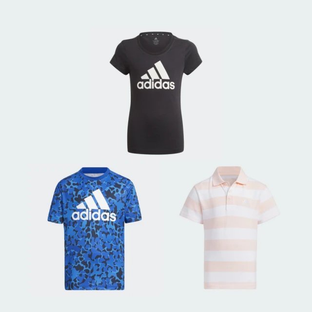 【adidas 愛迪達】精選兒童短袖上衣 T恤 男童裝/女童裝(多款任選) 歷史價格詳細信息