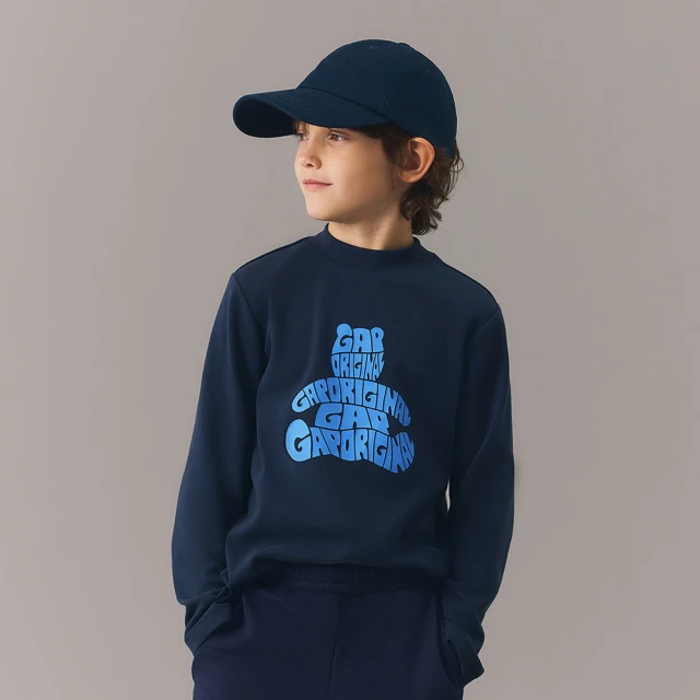 Gap 兒童裝 Logo純棉輕薄運動背心-海軍藍(868054) 歷史價格詳細信息