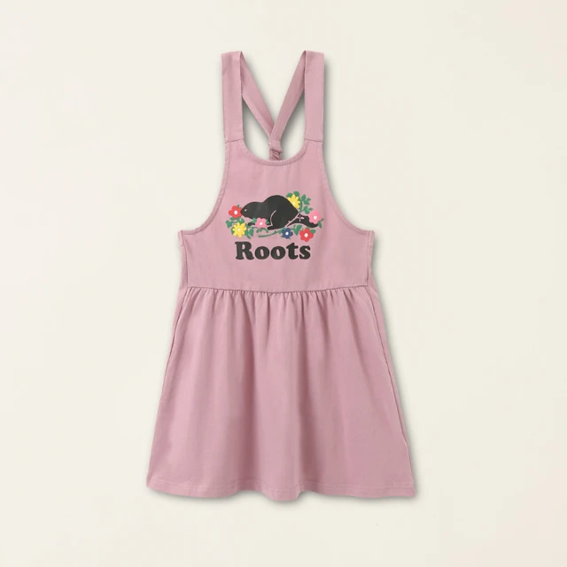 【Roots】Roots大童-擁抱真我系列 花朵海狸有機棉吊帶裙(蘭花粉) 價格比較,價格查詢,歷史價格詳細信息