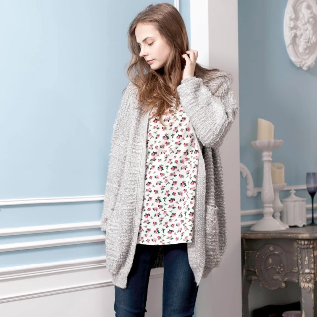 Gennies奇妮 鬆高領棉質針織五分袖上衣-紅/桃紅/紫/灰/深灰(GS202) 歷史價格詳細信息