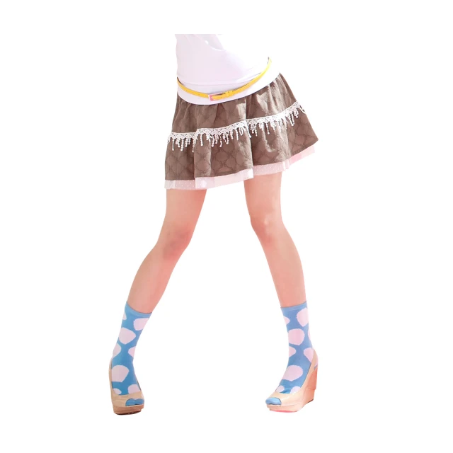 【Gennies 奇妮】復古開襟荷葉邊造型上衣(灰條/粉條/淺紫/紫G3951) 歷史價格詳細信息