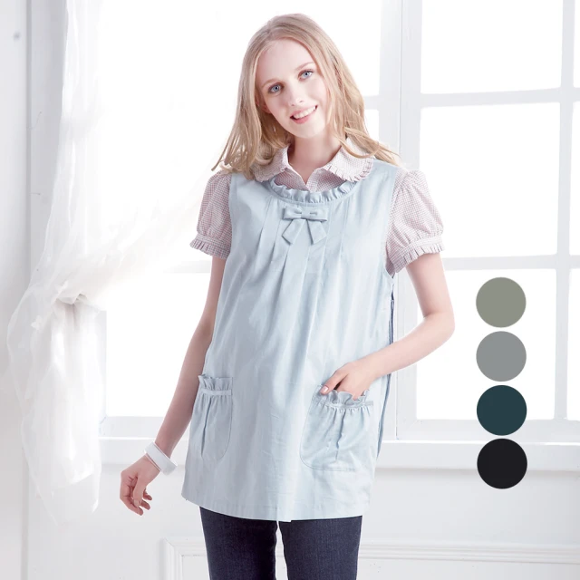 Gennies奇妮 荷葉純色孕婦洋裝-黑(T1H01) 歷史價格詳細信息