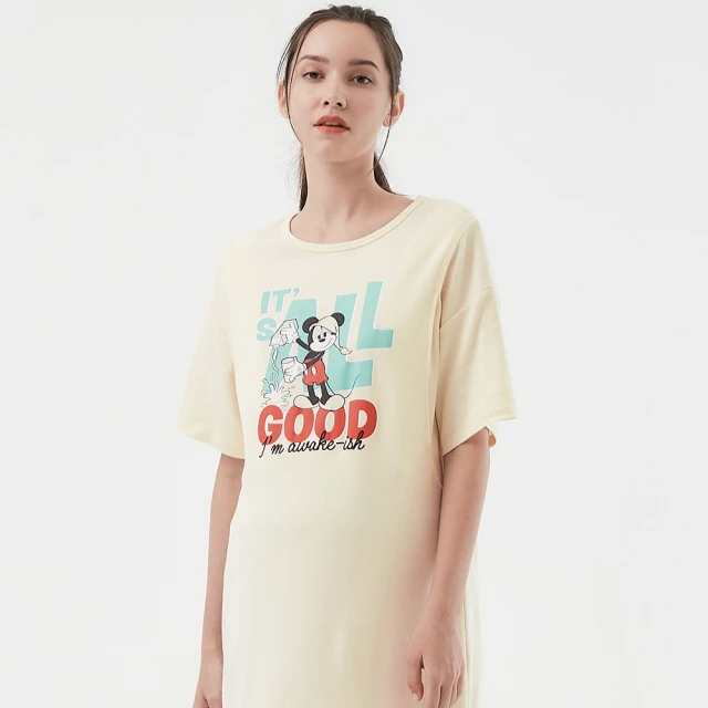 【mamaway 媽媽餵】迪士尼早安米奇孕哺居家洋裝(居家服、睡衣) 歷史價格詳細信息