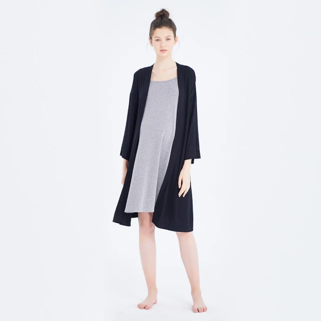 Gennies奇妮 綁帶長版哺乳洋裝(丈青T1H02) 歷史價格詳細信息