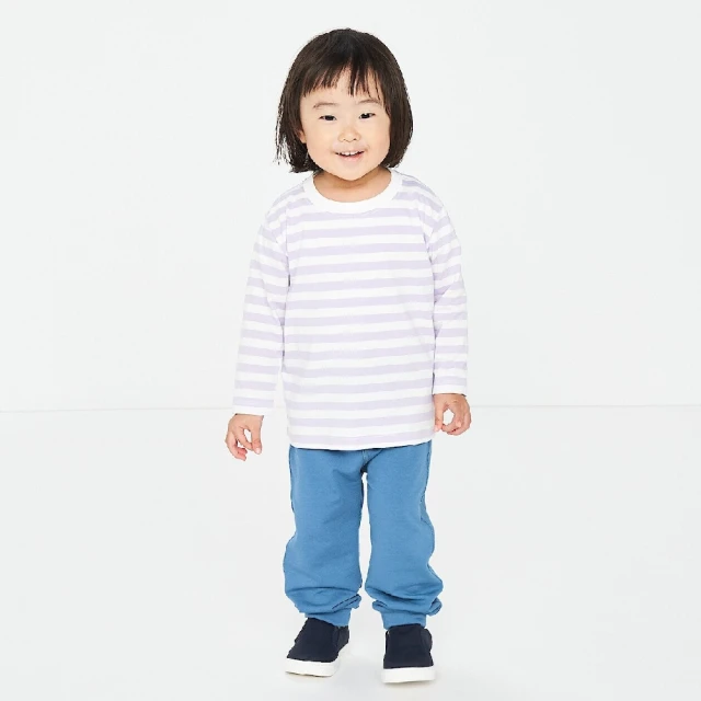 【MUJI 無印良品】幼兒棉混聚酯纖維高腰丹寧感緊身褲(共3色) 歷史價格詳細信息