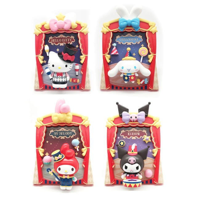 Sanrio 組裝公仔馬戲團系列-Hello Kitty/大耳狗/美樂蒂/酷洛米 歷史價格詳細信息