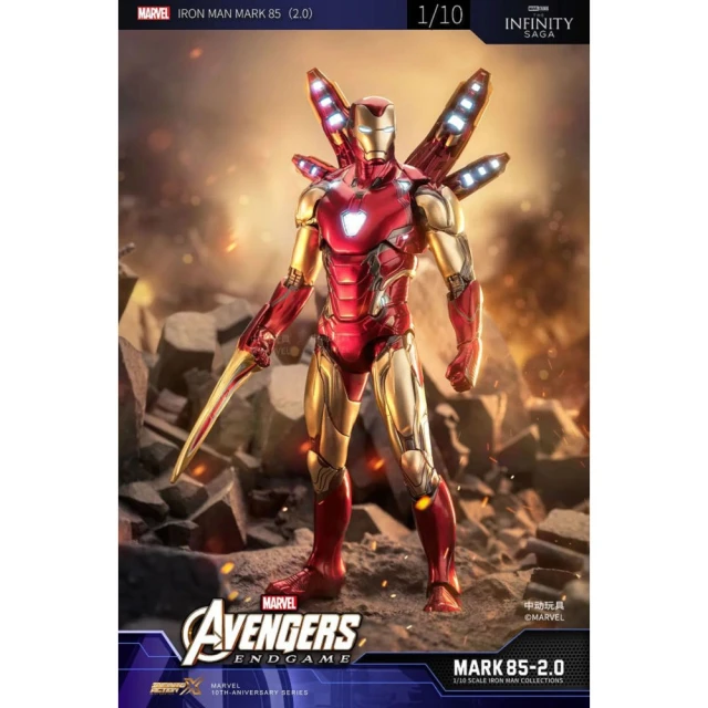 【Beast Kingdom 野獸國】中動 鋼鐵人系列 7吋格納庫 單入組 歷史價格詳細信息