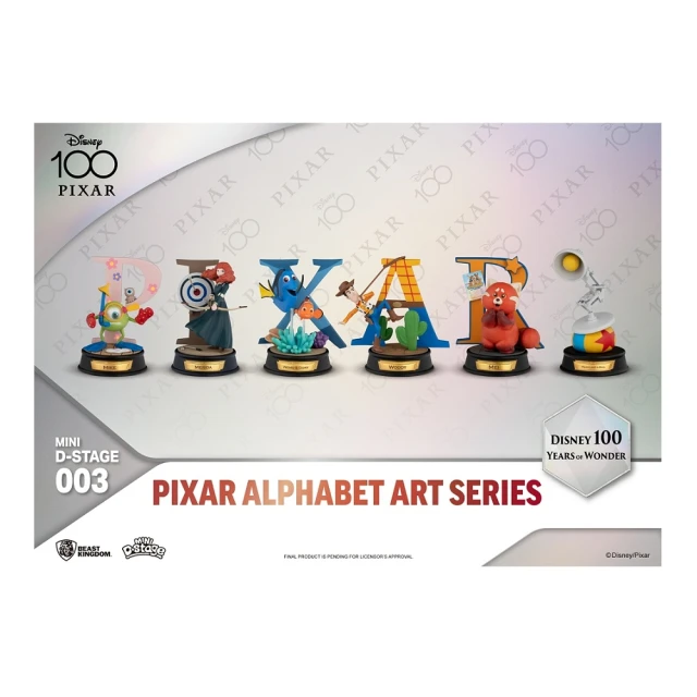 MDS-003-迪士尼百年慶典-PIXAR藝術文字系列 盲盒套組-A款(6入) 歷史價格詳細信息
