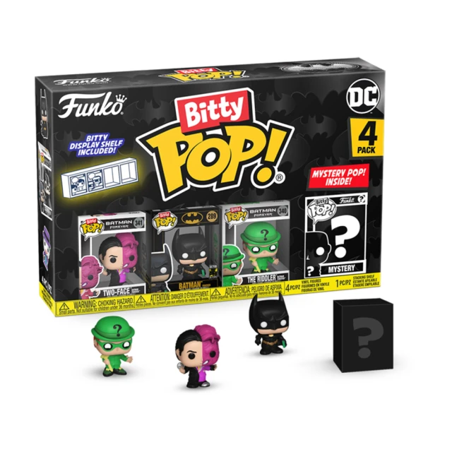 【FUNKO】Bitty POP：蝙蝠俠85周年 4入組 雙面人(款式隨機出貨) 價格比較,價格查詢,歷史價格詳細信息