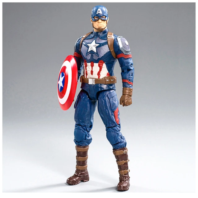 漫威英雄公仔玩具模型關節可動玩偶美國隊長蜘蛛人鋼鐵人浩克 626801(復仇者聯盟 平輸品)【小品館】 歷史價格詳細信息