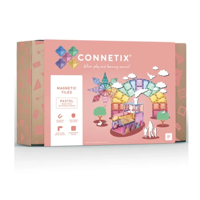 【Connetix 磁樂】澳洲 Connetix 磁力片 -212片 彩虹大型建構組(STEAM 玩具) 歷史價格詳細信息
