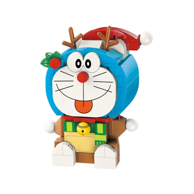 QMAN啟蒙積木 哆啦A夢 圓頭款積木 招財貓 46970 KEEPPLAY 歷史價格詳細信息