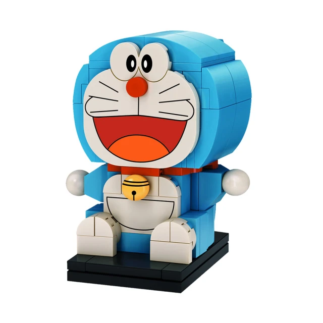 QMAN啟蒙積木 哆啦A夢 圓頭款積木 招財貓 46970 KEEPPLAY 歷史價格詳細信息