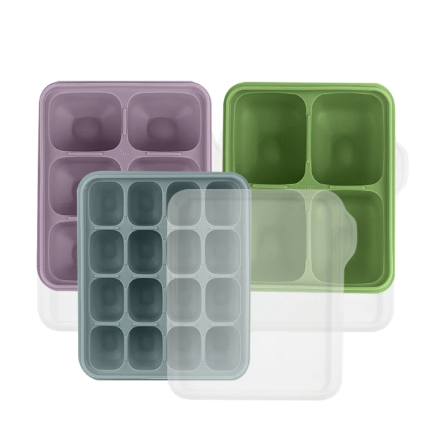 BeBeLock 鉑金副食品Tok Tok食品級矽膠連裝盒 [現貨] 三種15mL16格 50mL6格 100mL4格 歷史價格詳細信息