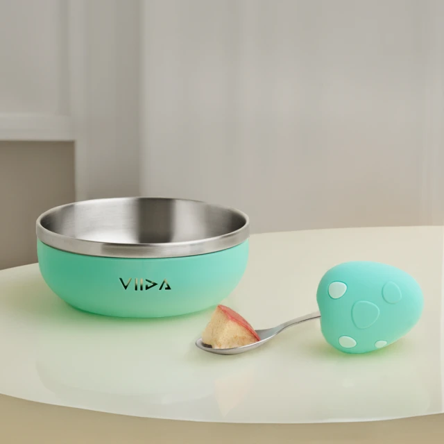 VIIDA Soufflé 抗菌不鏽鋼餐碗(藍色/粉色/綠色/紫色/黃色)【佳兒園婦幼館】 歷史價格詳細信息