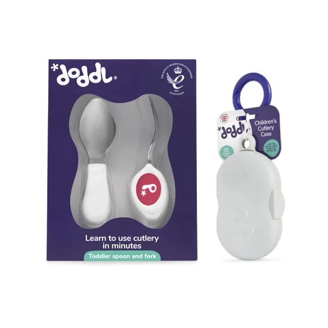 doddl 英國 人體工學嬰兒學習餐具2件組(附攜帶盒)-湖水綠 歷史價格詳細信息