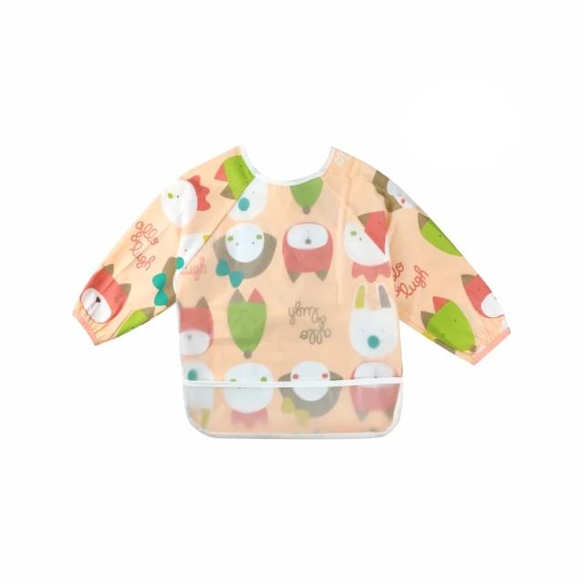 PUKU藍色企鵝  長袖防水圍兜衣 歷史價格詳細信息