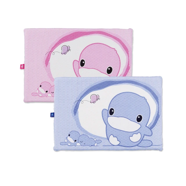 【KU.KU. 酷咕鴨】親水透氣嬰兒乳膠平枕(藍/粉) 歷史價格詳細信息