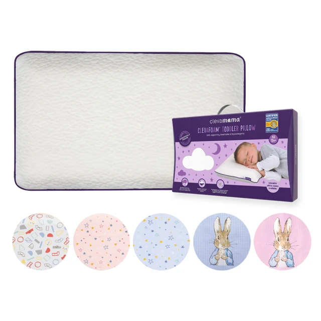 【ClevaMama】防扁頭幼童枕+枕套 12個月以上適用(超值優惠組 枕頭套 嬰兒枕頭套) 價格比較,價格查詢,歷史價格詳細信息