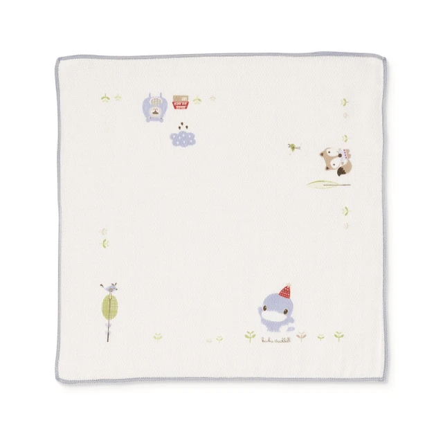 酷咕鴨狐狸熊單印緹花紗布手帕3入-粉 歷史價格詳細信息