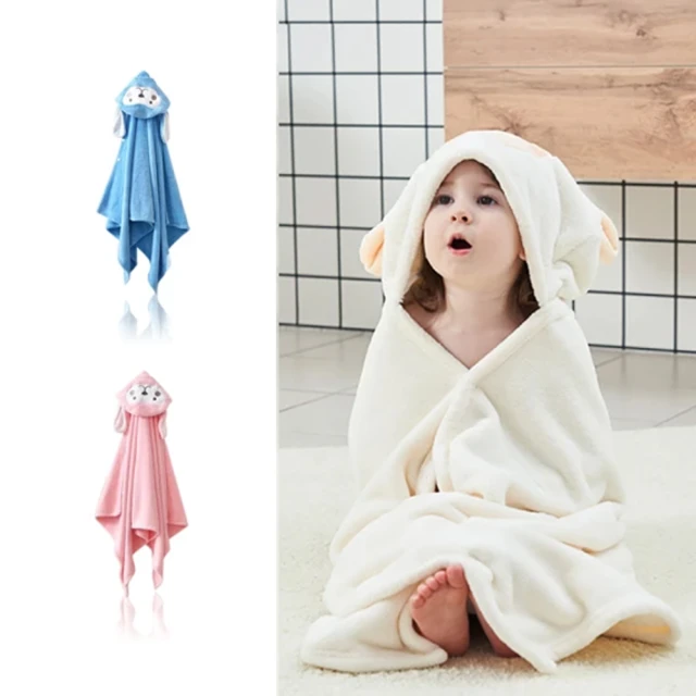 兒童浴巾 珊瑚絨吸水浴巾 連帽斗篷浴巾65*70 歷史價格詳細信息