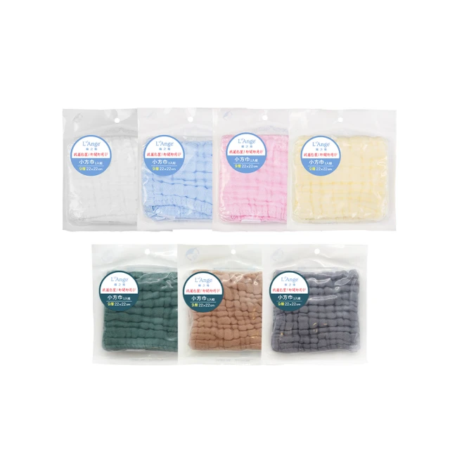 L'Ange棉之境 9層多功能紗布小方巾22x22cm(1入/3入) 米菲寶貝 歷史價格詳細信息
