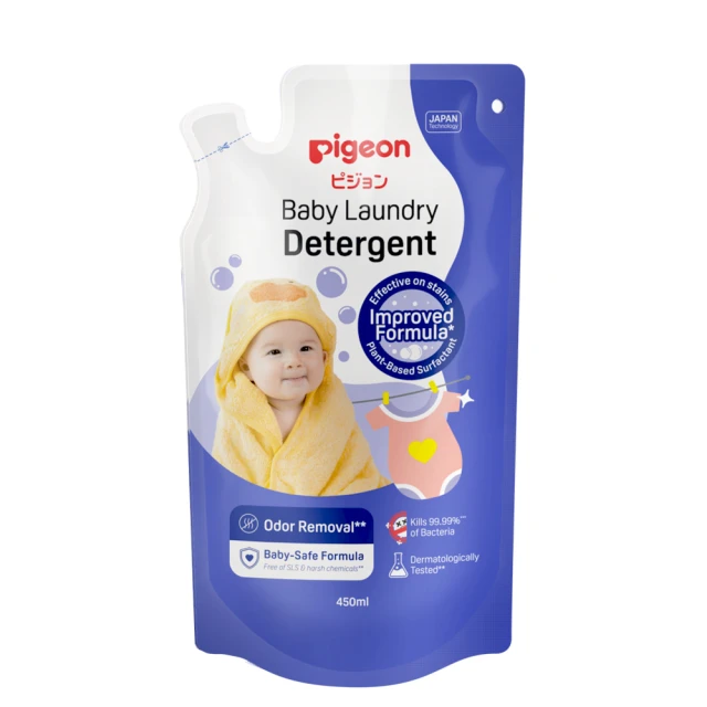 Pigeon貝親嬰兒洗衣精補充包450ML，日本研發之最新成份能夠同時吸附髒汙、洗淨衣物， 娃娃購 婦嬰用品專賣店 歷史價格詳細信息
