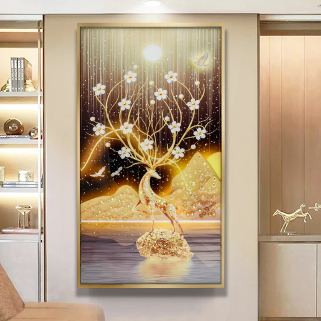 【命運好好玩】湯鎮瑋-金幣輝煌搖錢樹掛畫 歷史價格詳細信息