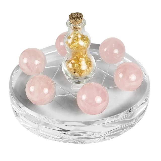 七星陣黃水晶解運珠車掛住宅店鋪掛件平安飾品黃水晶七星陣純天然 歷史價格詳細信息