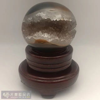 【兆豐藝品】烏拉圭開口笑水晶球(445g) 歷史價格詳細信息