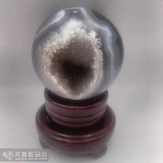 【兆豐藝品】烏拉圭開口笑水晶球(445g) 歷史價格詳細信息