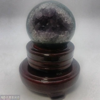 【兆豐藝品】烏拉圭開口笑水晶球(445g) 歷史價格詳細信息