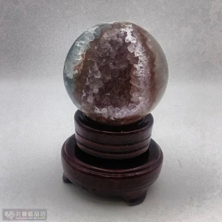 【兆豐藝品】烏拉圭開口笑水晶球(445g) 歷史價格詳細信息