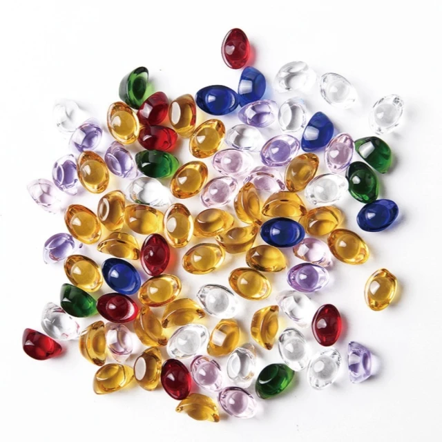 彩色琉璃元寶招財開業禮品魚缸裝飾兒童創意玩具裝藏供曼扎七寶石 歷史價格詳細信息