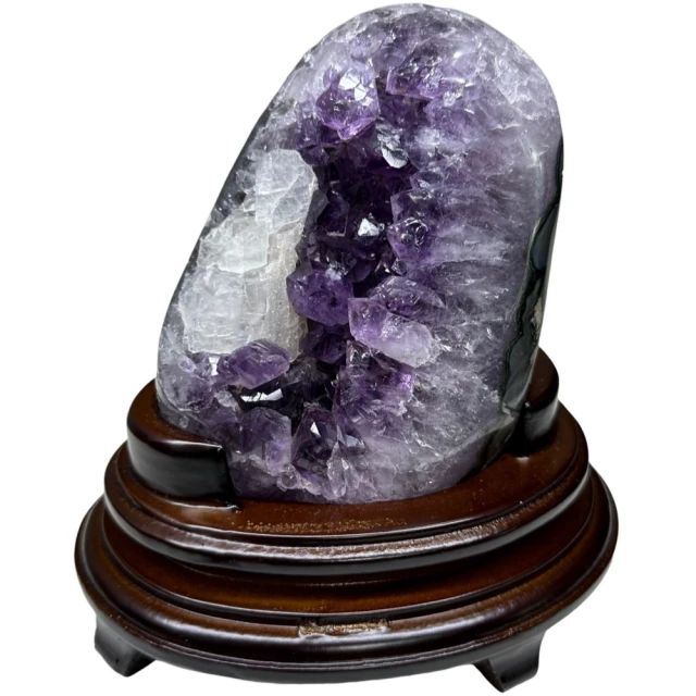 【恬芯晶品】PJ16烏拉圭方解石水晶開運外來財(紫水晶消磁淨化財運財位招財招貴人紫晶鎮新年禮物新春) 歷史價格詳細信息