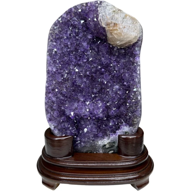 【恬芯晶品】PJ27烏拉圭方解石水晶開運外來財(紫水晶消磁淨化財運財位招財招貴人紫晶鎮新年禮物新春) 歷史價格詳細信息