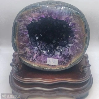 【兆豐藝品】烏拉圭開口笑水晶球(445g) 歷史價格詳細信息