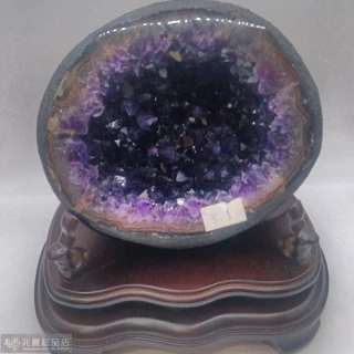 【兆豐藝品】烏拉圭開口笑水晶球(445g) 歷史價格詳細信息