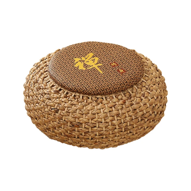 蒲團坐墊禪修墊榻榻米坐墊拜佛禪墊藤編茶道加厚地板跪墊蒲團圓形 歷史價格詳細信息