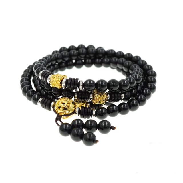 黑瑪瑙 佛珠 念珠 尺寸:6mm*108顆 黑瑪瑙可增加人的自信心 歷史價格詳細信息