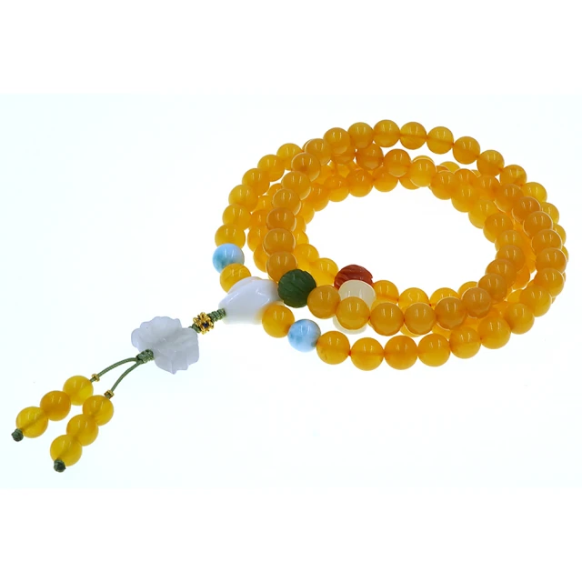 【喜緣玉品】白玉菩提根福在眼前108顆念佛珠(5*7mm) 歷史價格詳細信息