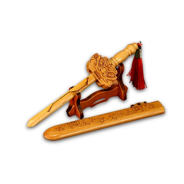 魁爺避邪桃木劍22cm(含架子) 歷史價格詳細信息