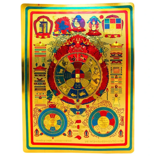 十相自在-吉祥結九宮八卦圓盤銅鏡吊飾(Kala-062) 歷史價格詳細信息